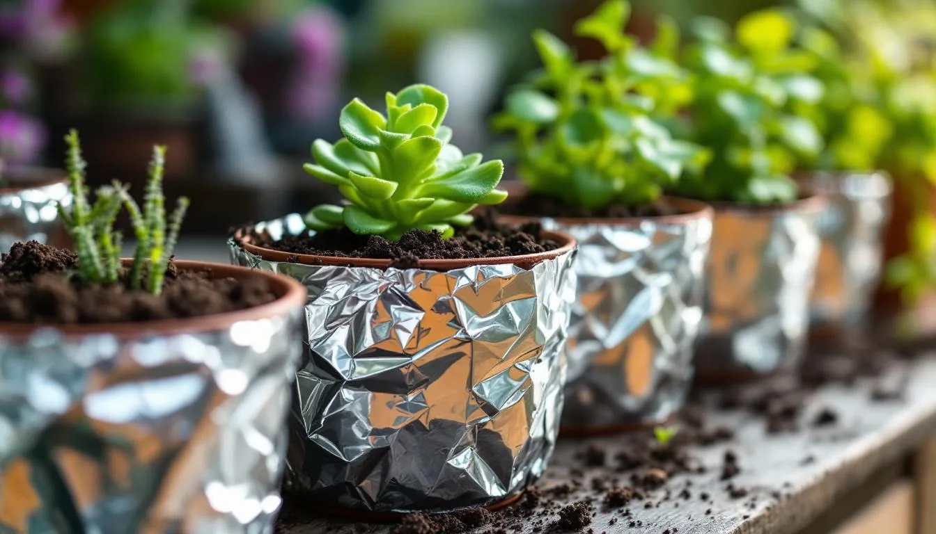 I vantaggi nascosti: perché inserire la carta stagnola nei vasi è una buona idea