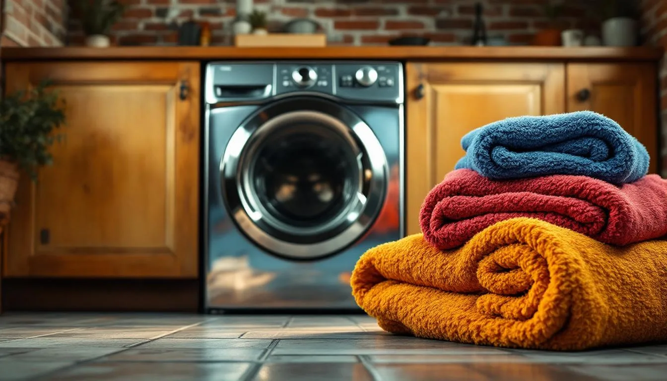 Il segreto nascosto di una nonna per ottenere asciugamani perfettamente morbidi in lavatrice